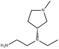 N*1*-Ethyl-N*1*-((R)-1-Methyl-pyrrolidin-3-yl)-ethane-1,2-diaMine Structure