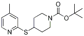 4-(4-Methyl-pyridin-2-ylsulfanyl)-p
iperidine-1-carboxylic acid tert-bu
tyl ester 구조식 이미지