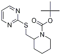 2-(PyriMidin-2-ylsulfanylMethyl)-pi
peridine-1-carboxylic acid tert-but
yl ester Structure