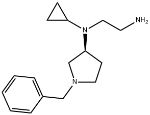 N*1*-((S)-1-Benzyl-pyrrolidin-3-yl)-N*1*-cyclopropyl-ethane-1,2-diaMine Structure