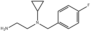N*1*-Cyclopropyl-N*1*-(4-fluoro-benzyl)-ethane-1,2-diaMine 구조식 이미지