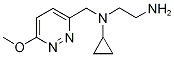 N*1*-Cyclopropyl-N*1*-(6-Methoxy-pyridazin-3-ylMethyl)-ethane-1,2-diaMine 구조식 이미지