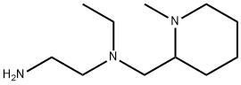 N*1*-Ethyl-N*1*-(1-Methyl-piperidin-2-ylMethyl)-ethane-1,2-diaMine Structure