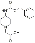 (4-BenzyloxycarbonylaMino-piperidin-1-yl)-acetic aci Structure