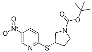 (S)-3-(5-Nitro-pyridin-2-ylsulfanyl
)-pyrrolidine-1-carboxylic acid ter
t-butyl ester 구조식 이미지