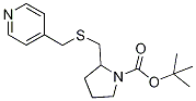 2-(Pyridin-4-ylMethylsulfanylMethyl
)-pyrrolidine-1-carboxylic acid ter
t-butyl ester Structure