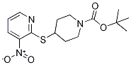 4-(3-Nitro-pyridin-2-ylsulfanyl)-pi
peridine-1-carboxylic acid tert-but
yl ester Structure