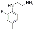 N*1*-(2-Fluoro-4-Methyl-phenyl)-ethane-1,2-diaMine Structure