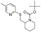 2-(5-Methyl-pyridin-2-ylsulfanylMet
hyl)-piperidine-1-carboxylic acid t
ert-butyl ester 구조식 이미지