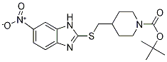 4-(6-Nitro-1H-benzoiMidazol-2-ylsul
fanylMethyl)-piperidine-1-carboxyli
c acid tert-butyl ester Structure