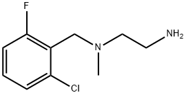 N*1*-(2-Chloro-6-fluoro-benzyl)-N*1*-Methyl-ethane-1,2-diaMine 구조식 이미지