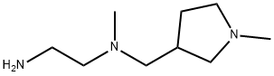 N*1*-Methyl-N*1*-(1-Methyl-pyrrolidin-3-ylMethyl)-ethane-1,2-diaMine Structure