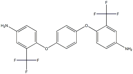 1,4-bis(4-aMino-2-trifluoroMethylphenoxy)benzene Structure