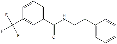 N-(2-phenylethyl)-3-(trifluoromethyl)benzamide Structure