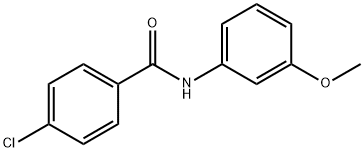 4-chloro-N-(3-methoxyphenyl)benzamide 구조식 이미지