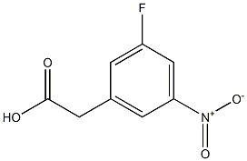 3-Fluoro-5-nitrophenylacetic acid 구조식 이미지
