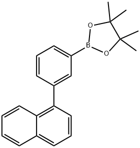 3-(naphthalene-1-yl)-Phenyl-boronic acid pinacol ester 구조식 이미지