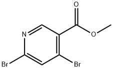 Methyl 4,6-dibroMonicotinate Structure