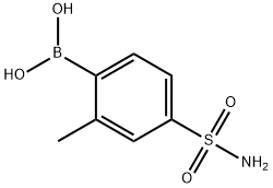 2-Methyl-4-sulfamoylphenylboronic acid Structure