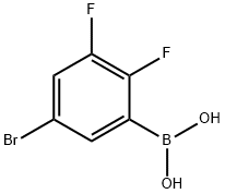 5-Bromo-2,3-difluorophenylboronic acid Structure