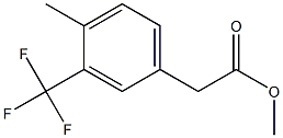 Methyl 4-Methyl-3-trifluoroMethylphenylacetate Structure