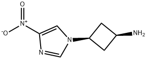 (1s,3s)-3-(4-nitro-1H-iMidazol-1-yl)cyclobutanaMine 구조식 이미지