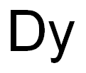 Dysprosium (Dy) Standard Solution Structure