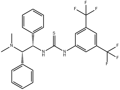 N-[3,5-bis(trifluoroMethyl)phenyl]-N'-[(1S,2S)-2-(diMethylaMino)-1,2-diphenylethyl]-Thiourea Structure