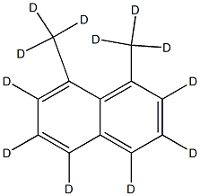 1.8-Dimethyl naphthalene (d12) Solution 구조식 이미지