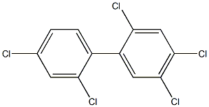 2,2',4,4',5-Pentachlorobiphenyl Solution 구조식 이미지