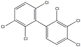 2,2',3,3',4,6'-Hexachlorobiphenyl Solution 구조식 이미지