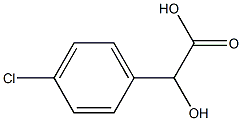 p-Chloromandelic acid Solution 구조식 이미지