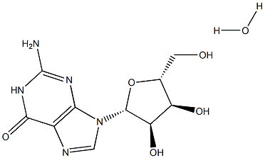 GUANOSINE:H2O 구조식 이미지