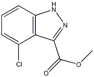 Methyl 4-chloro-1H-indazole-3-carboxylate 구조식 이미지