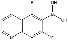 5,7-difluoroquinolin-6-ylboronic acid Structure