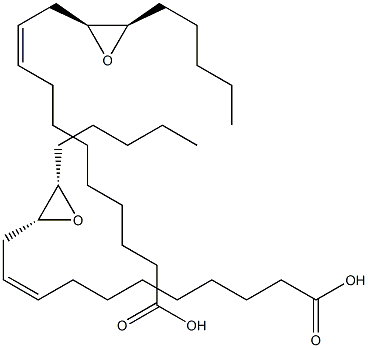 12(R),13(S)-Epoxy-9(Z)-octadecenoic acid ((-)-Vernolic acid) Structure