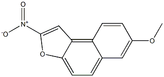 Naphtho[2,1-b]furan, 2-nitro-7-methoxy Structure