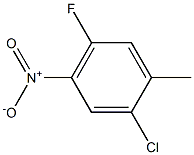 2-Chloro-4-nitro-5-fluorotoluene Structure