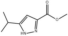 Methyl 5-isopropyl-1H-pyrazole-3-carboxylate Structure