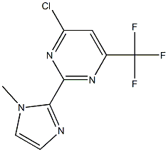 4-chloro-2-(1-Methyl-1H-iMidazol-2-yl)-6-(trifluoroMethyl)pyriMidine Structure