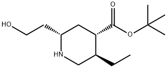 tert-Butyl (2S,4S,5R)-5-Ethyl-2-(2-hydroxyethyl)piperidine-4-carboxylate 구조식 이미지