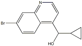 (7-broMoquinolin-4-yl)(cyclopropyl)Methanol 구조식 이미지