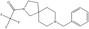 1-(8-benzyl-2,8-diazaspiro[4.5]decan-2-yl)-2,2,2-trifluoroethanone Structure