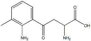 2-aMino-4-(2-aMino-3-Methylphenyl)-4-oxobutanoic acid Structure