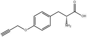 (S)-2-aMino-3-(4-(prop-2-yn-1-yloxy)phenyl)propanoic acid 구조식 이미지