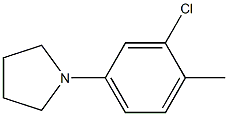 1-(3-Chloro-4-Methyl-phenyl)-pyrrolidine Structure
