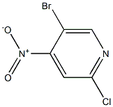 Pyridine, 5-broMo-2-chloro-4-nitro- 구조식 이미지