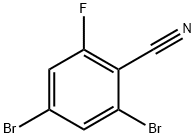 2,4-dibroMo-6-fluorobenzonitrile 구조식 이미지