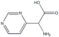 2-AMino-2-(pyriMidin-4-yl)acetic acid 구조식 이미지
