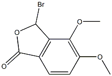 3-broMo-4,5-diMethoxyisobenzofuran-1(3H)-one Structure